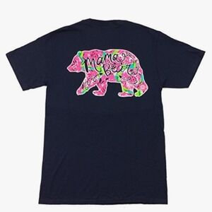 XL Girlie Girls Mama Bear Floral Short Sleeve T-Shirt-NWT
